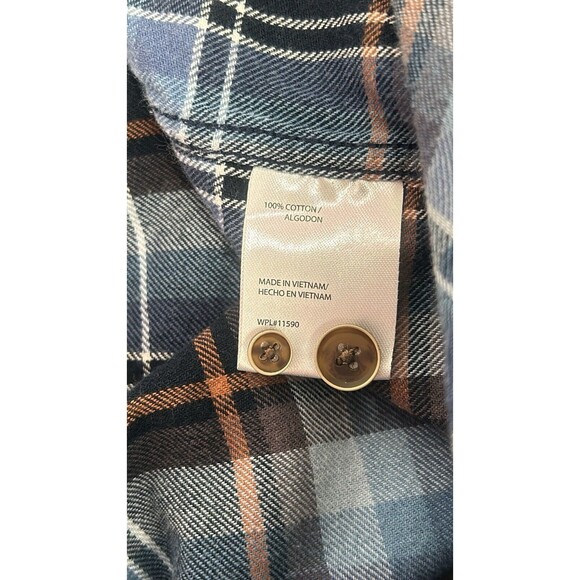 Weatherproof Vintage XL Plaid Flannel Shirt Button-Down Longsleeve‎ - Picture 5 of 7